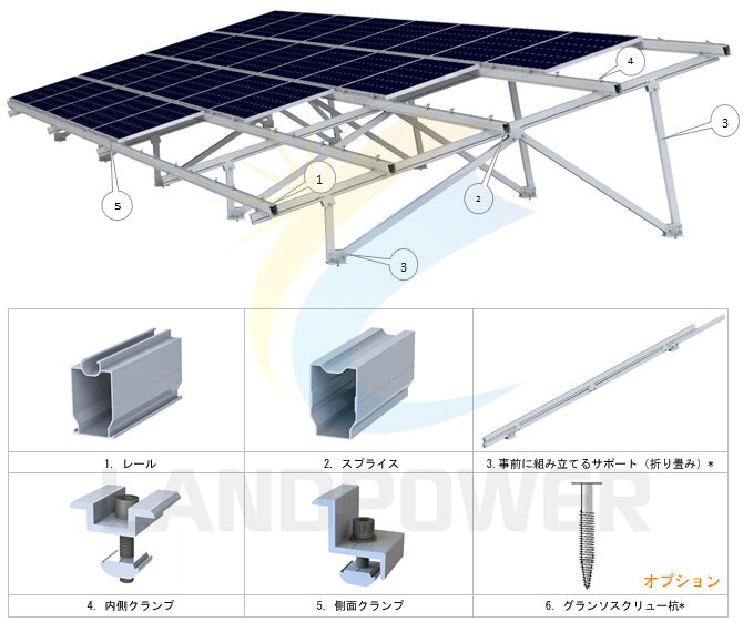 太陽光発電架台 |太陽光発電システム架台|太陽光設置架台 | 太陽光発電架台製造会社